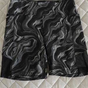Black and Gray Women's Shorts